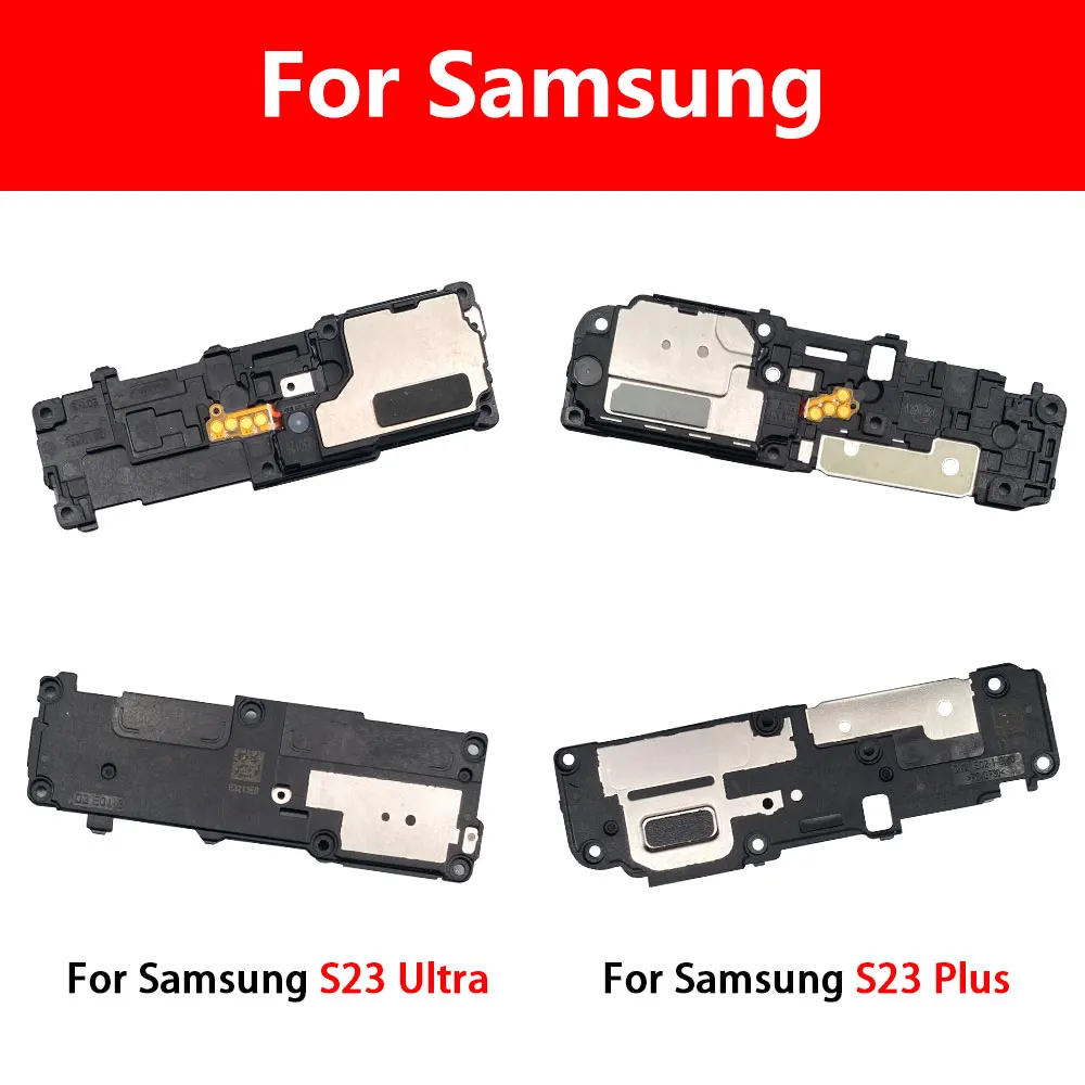 5 PCS For Samsung S23 Plus Ultra Buzzer Ringer Connector Loudspeaker Sound Loud Speaker Flex Cable Replacement Accessories Parts