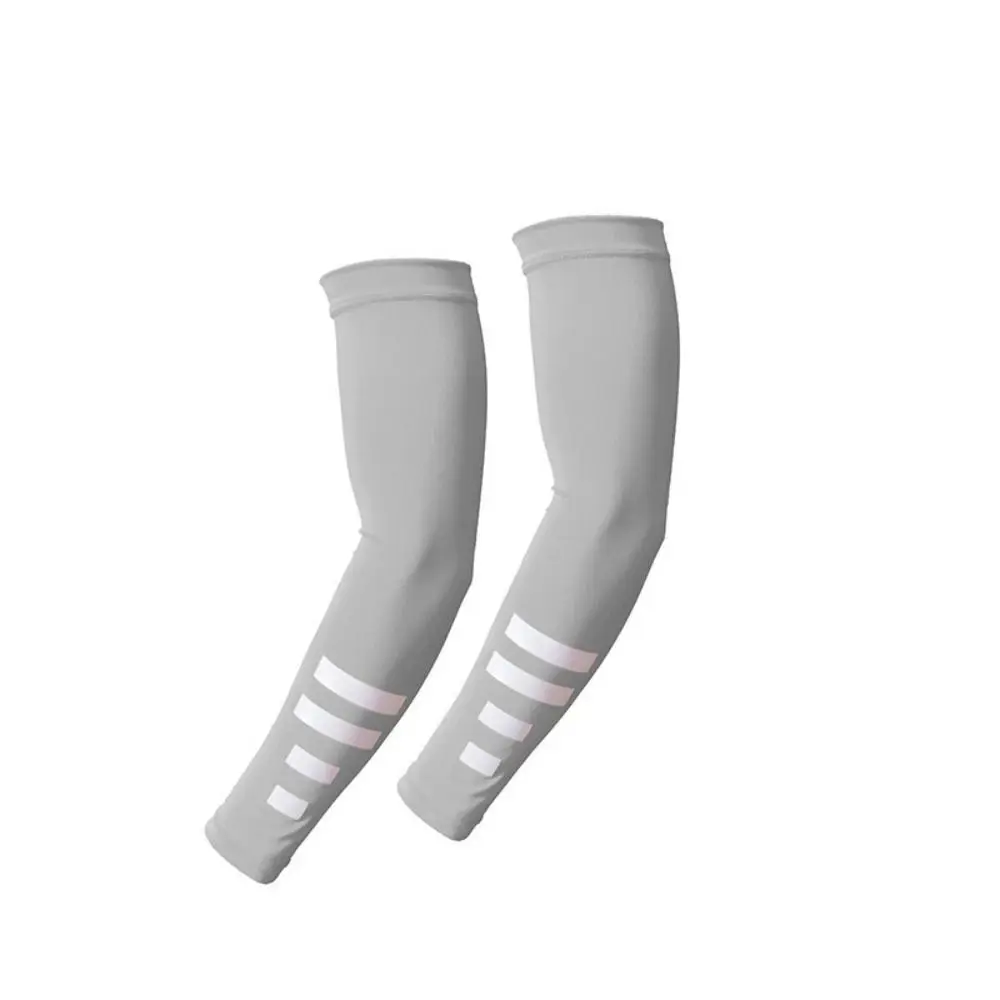 Ice Arm Sleeves Arm Sleeves Fluorescent Ice Silk Sleeves Cycling Arm Covers Anti-slip UV Protection Sunscreen Sleeves Durable Quick Drying Breathable