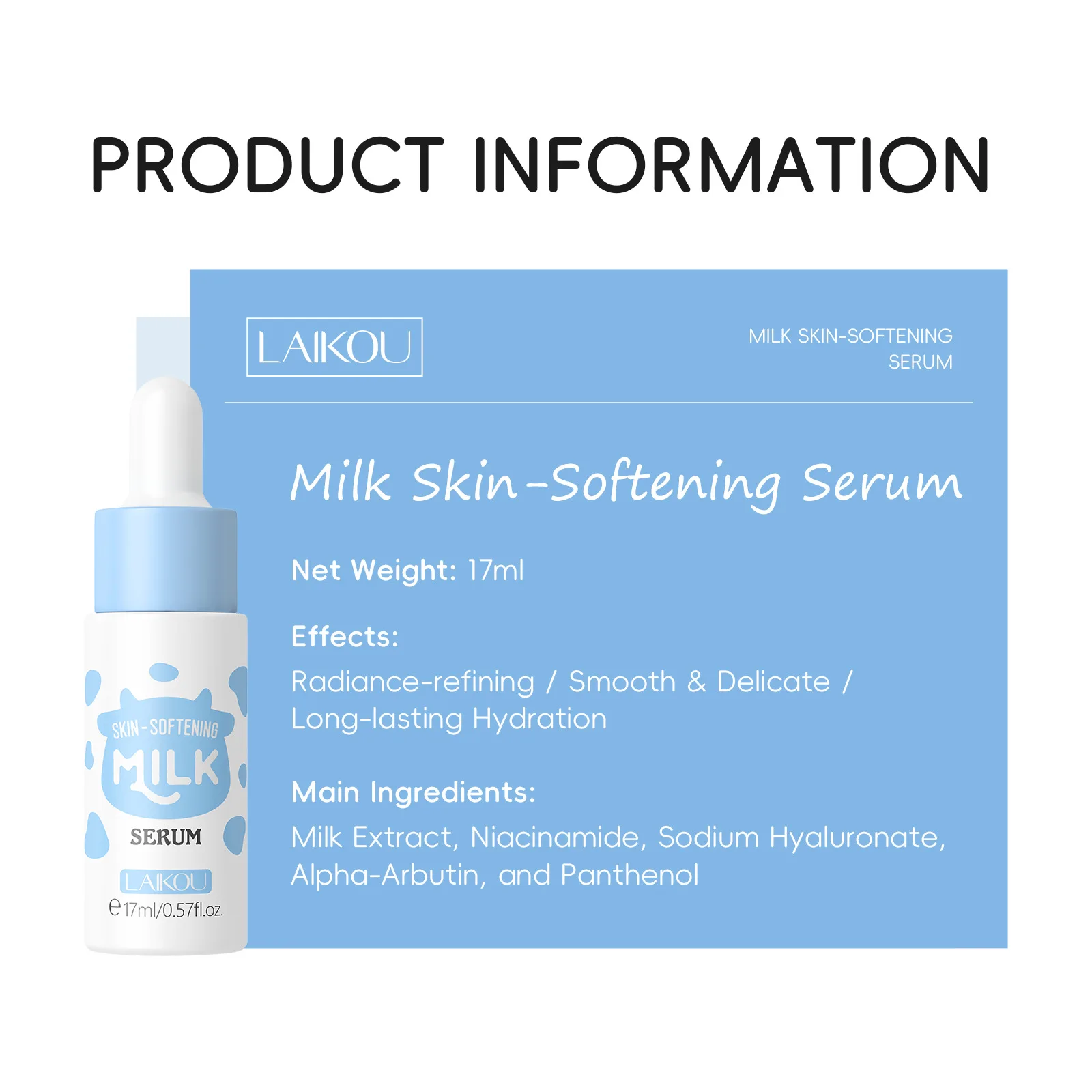 Milk Facial Serum for Face Skincare Moisturizing Hydrating Facial Essence Beauty Face Serum Cream Skin Care Products 17ml 31 Milk Facial Serum for Face Skincare Moisturizing Hydrating Facial Essence Beauty Face Serum Cream Skin Care Products 17ml - Image 5