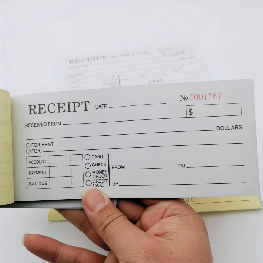 2&3 Copy Receipt Book Big/small Receipt With Carbon Resibo