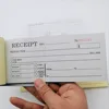 50 Sets Small Business Carbonless Receipt Book Money/Rent Receipt Book 2-Part 50 Numbered Duplicates 3.15 x 7.48 Inches 3