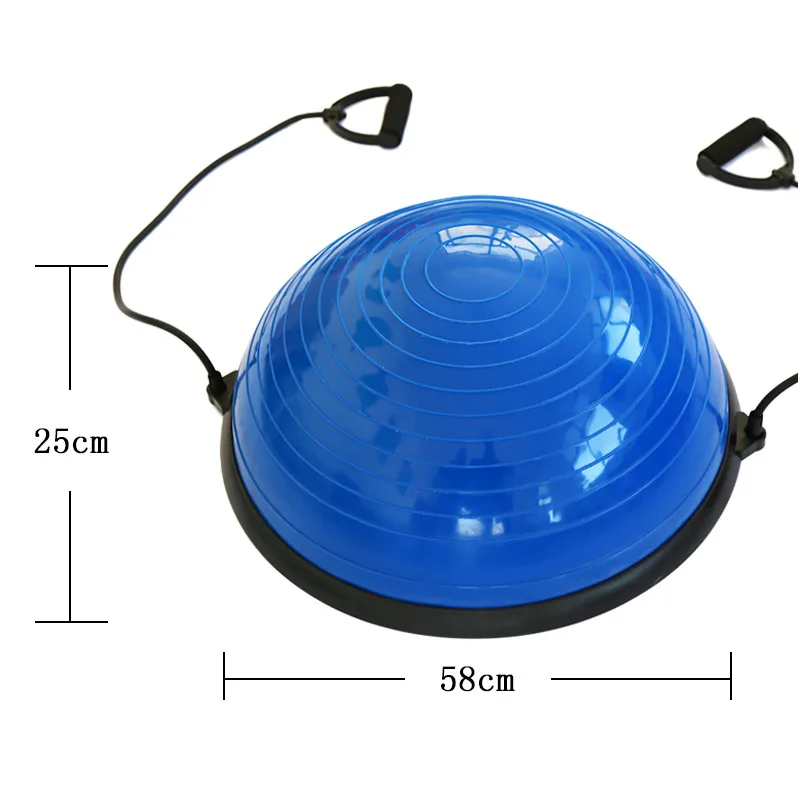 Thickened Explosion-Proof Velocity Fitness Half-Ball Yoga Instrument Bosu Rehabilitation Training Hemisphere Yoga Ball