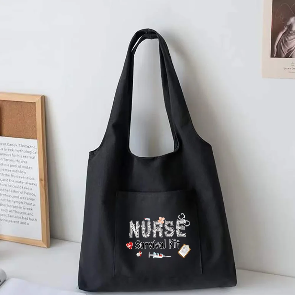 backpack purse Nurse Pattern Canvas Bag Artistic Vest Bag Women Shoulder Bag Sundries Bag High Quality Bag Shopping Bags 2022 Fashion Tote Bags handbags Totes