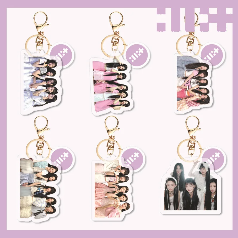 Kpop Hybe Illit Portachiavi In Acrilico Super Real Me Album Zaino Portachiavi Accessori Ciondolo Yunah Minju Moka Merch Regalo