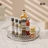 360 Rotating Seasoning Storage Rack Multifunction Pantry Cabinet Turntable for Cosmetic Kitchen Accessories Spice Organizer Tray 1