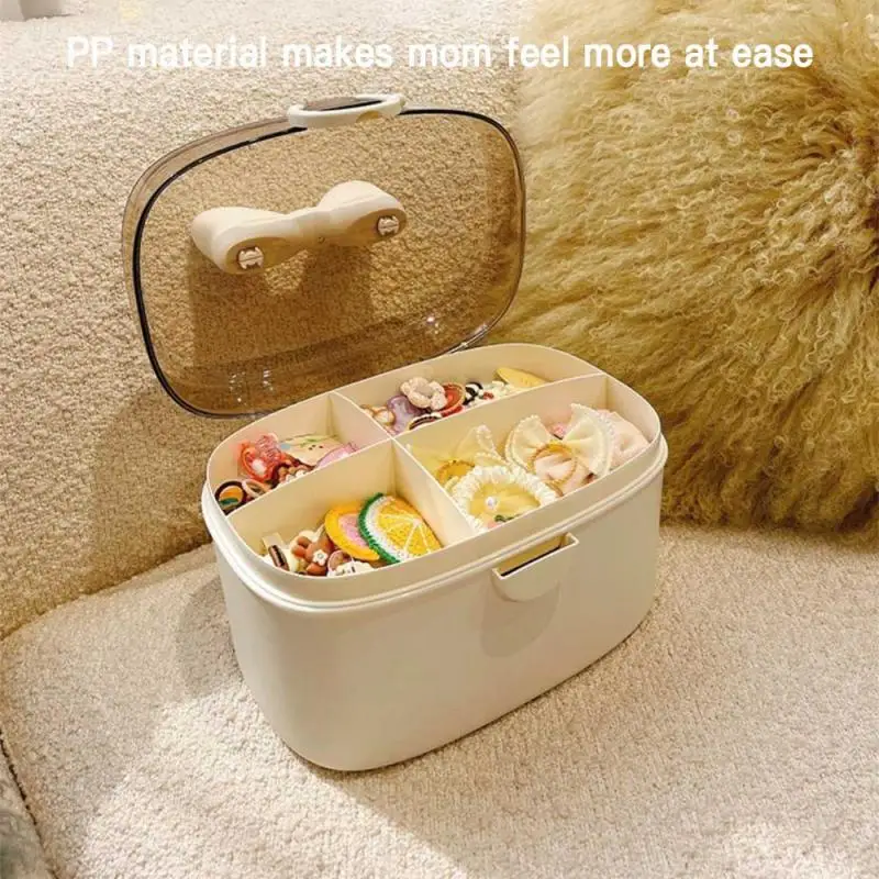 

Baby Hair Accessories Storage Box Hair Hoop Clip Rubber Band Organizer Head Rope Hairpin Holder Gifts Jewelry Box