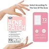 72-720Pcs Invisible Acne Patches Removal Pimple Anti-Acne Hydrocolloid Patches Spots Marks Concealer Repair Sticker Waterproof 4
