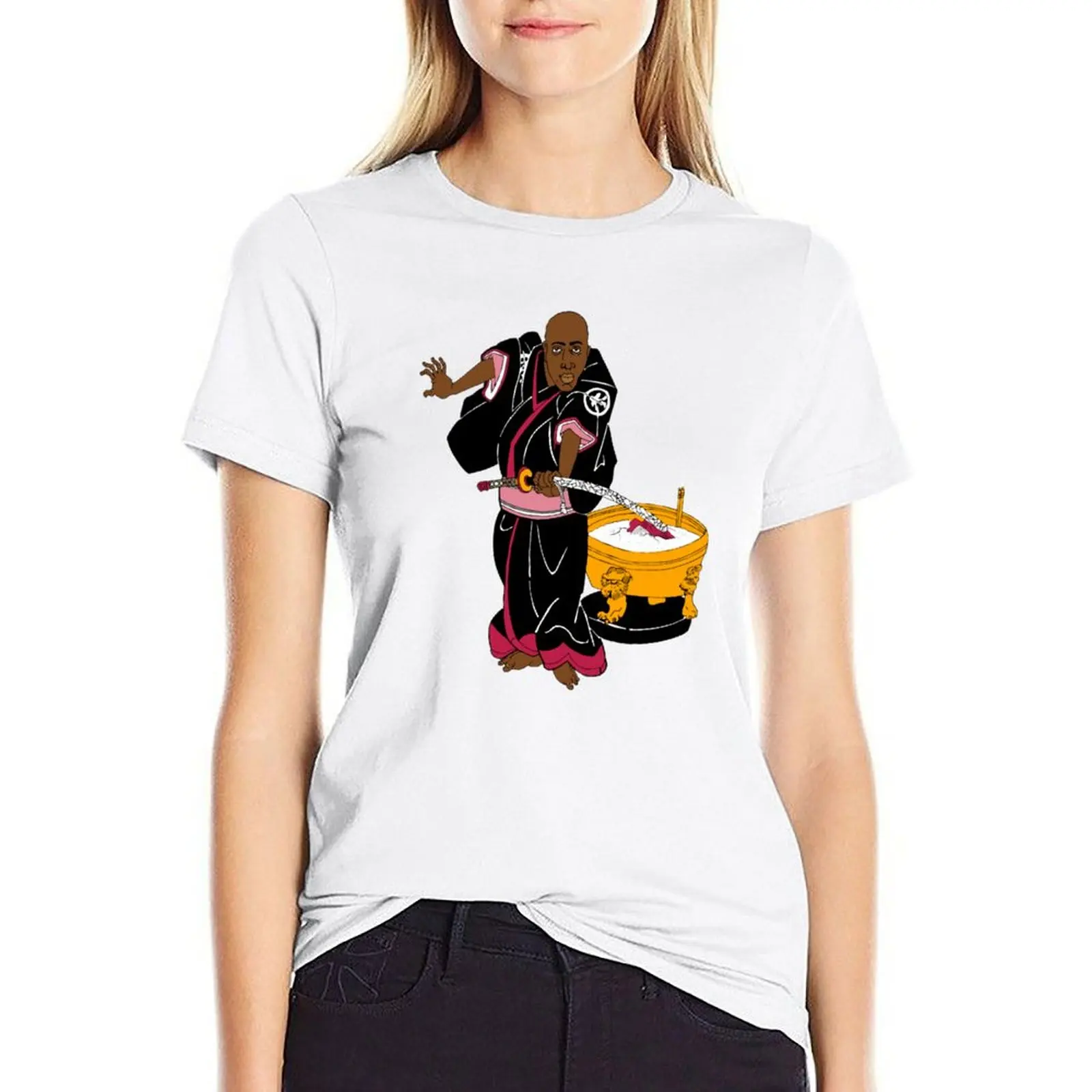 

Ukiyo-e Kensakan T-shirt summer tops oversized t shirts for Women loose fit