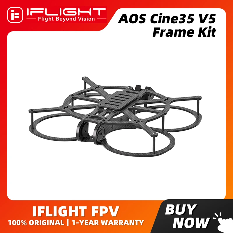 AOS Cine35 V5 Frame Kit Drone FPV Micro 3.5 pouces