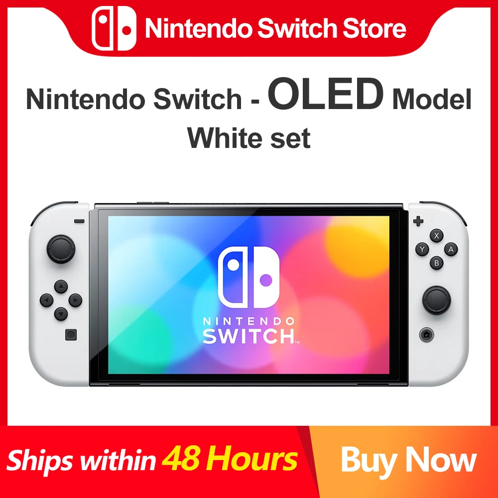 Nintendo Switch Oled Console Di Gioco White Neon Pokemon E Splatoon 3 Multi Color Opzionale Schermo Oled Da 7 Pollici Disponibile