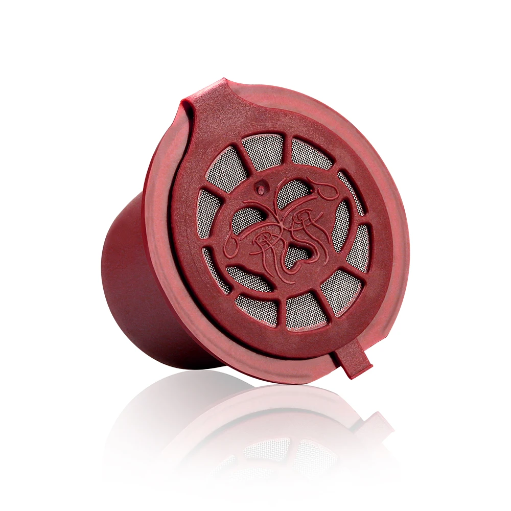 Eco-Friendly Reusable Coffee Capsule with Stainless Steel Filter and Tamper Accessories