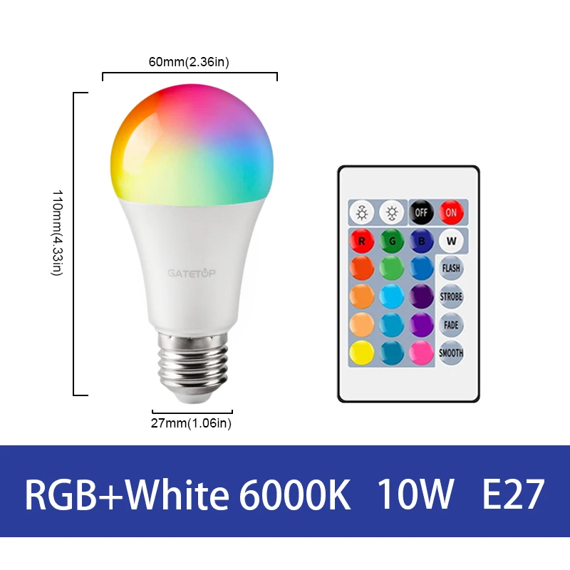ตัวเลือกสินค้า โคมไฟ LED RGB รีโมทควบคุม สว่างสดใส ตกแต่งบ้านได้ทุกสไตล์