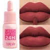 19 Colors Non-stick cup Velvet Satin Gloss Lip Glaze Liquid Matte Lipstick Waterproof Lip Tint Makeup for Women Gift Lip Cosmeti