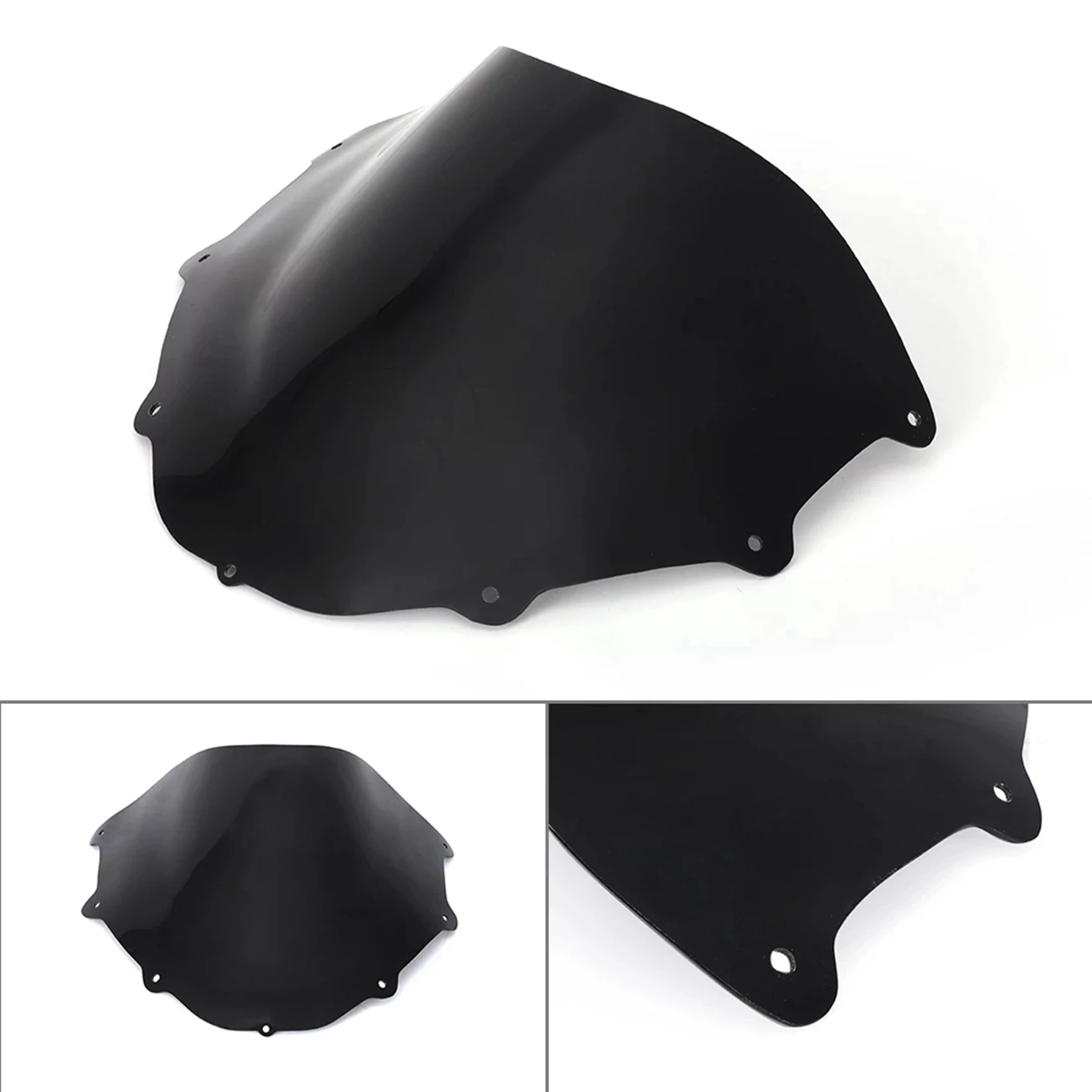 

Motorcycle Front Windshield Glass Sun Visor Motorcycle Accessories Windscreen for Ducati Multistrada 620 1000 04-09 A