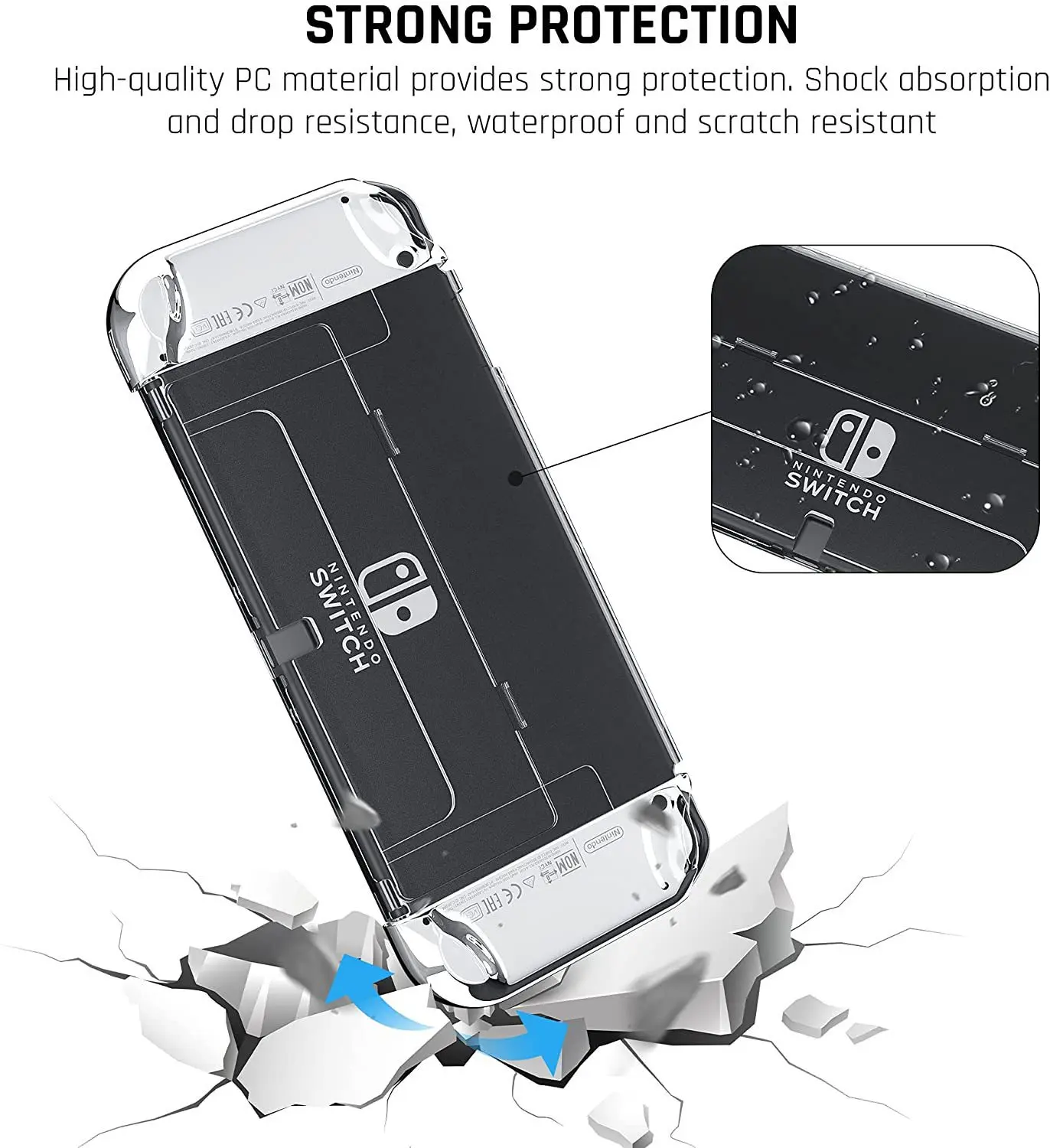 닌텐도 스위치 및 OLED 케이스 커버 콘솔 보호 파우치 보호 케이스 보관 가방