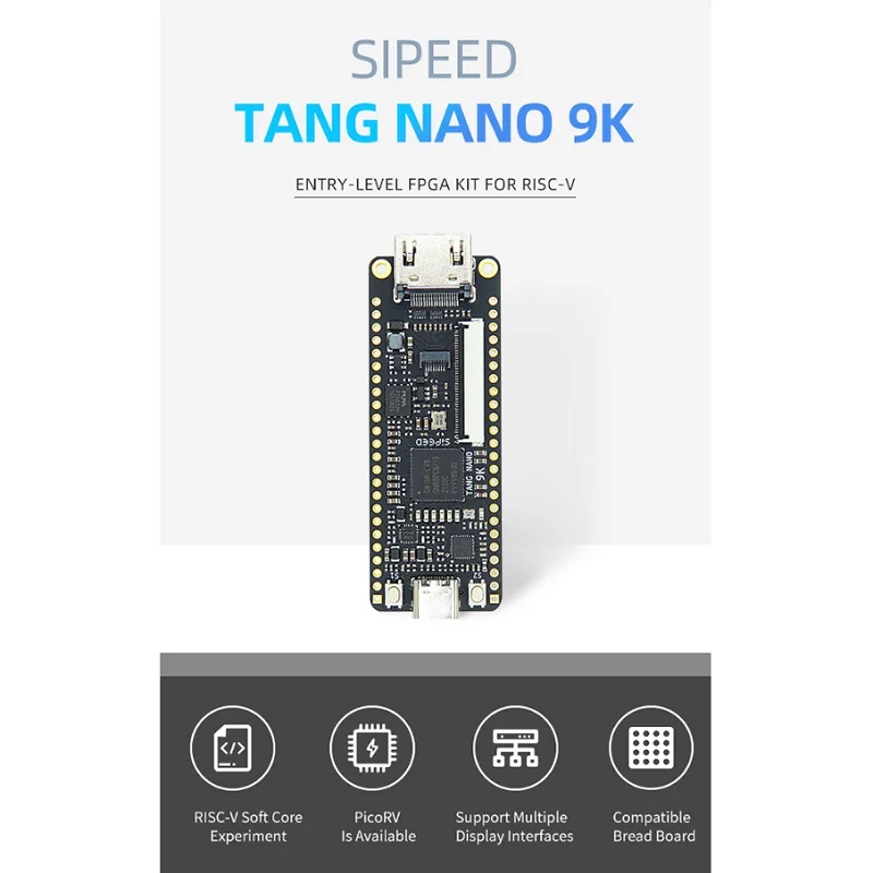 HIHI Tang Nano 9K FPGA 개발 보드 GW1NR-9 RISC-V -호환