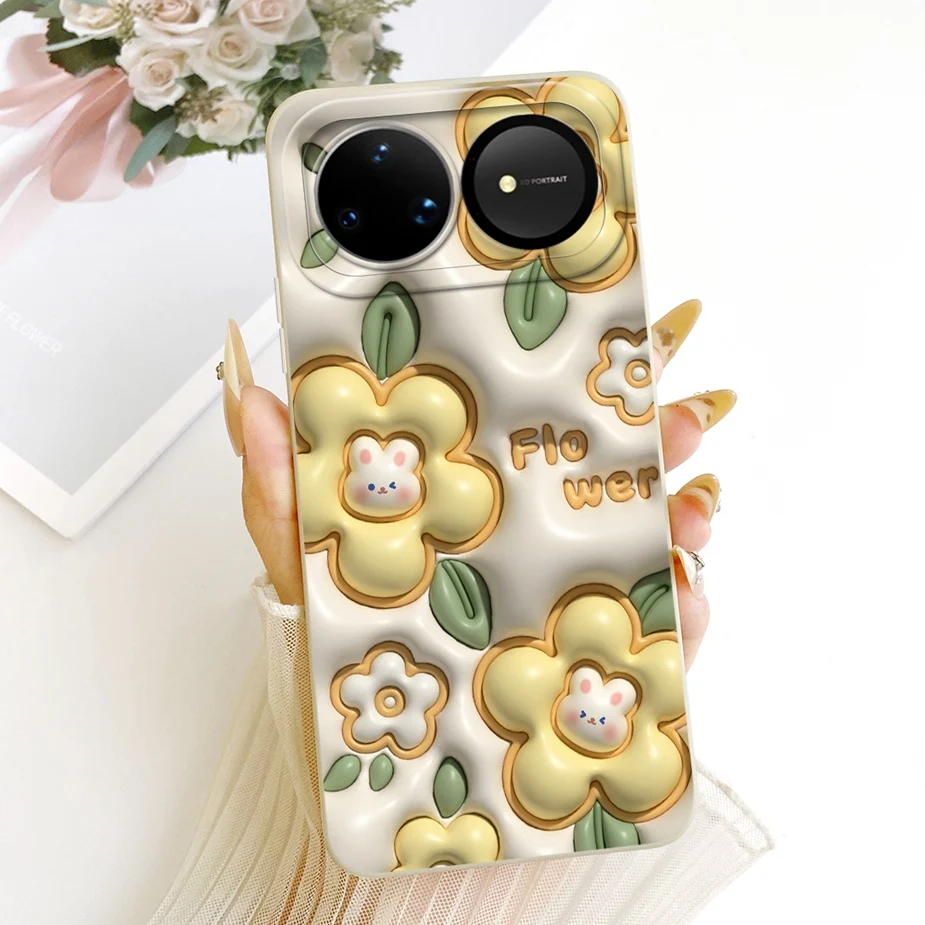 Cute Panda Duck Cartoon Soft Silicone Case