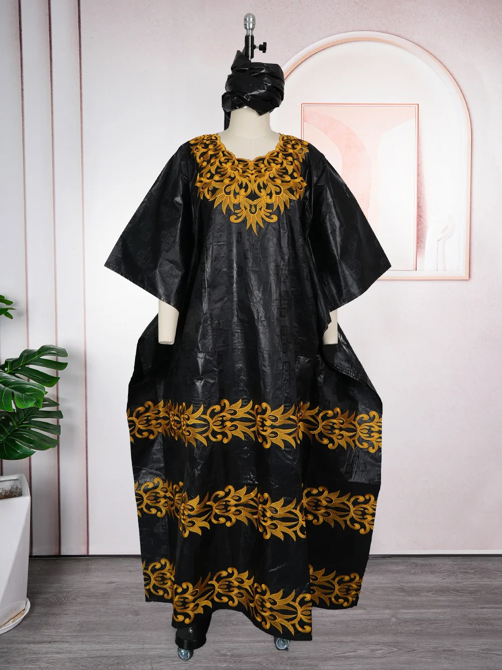Traditional Africa Dresses Elegant Women Wedding Party Prom Bazin Long Dress Ankara Dashiki Turkey Clothes Birthday Evening Gown