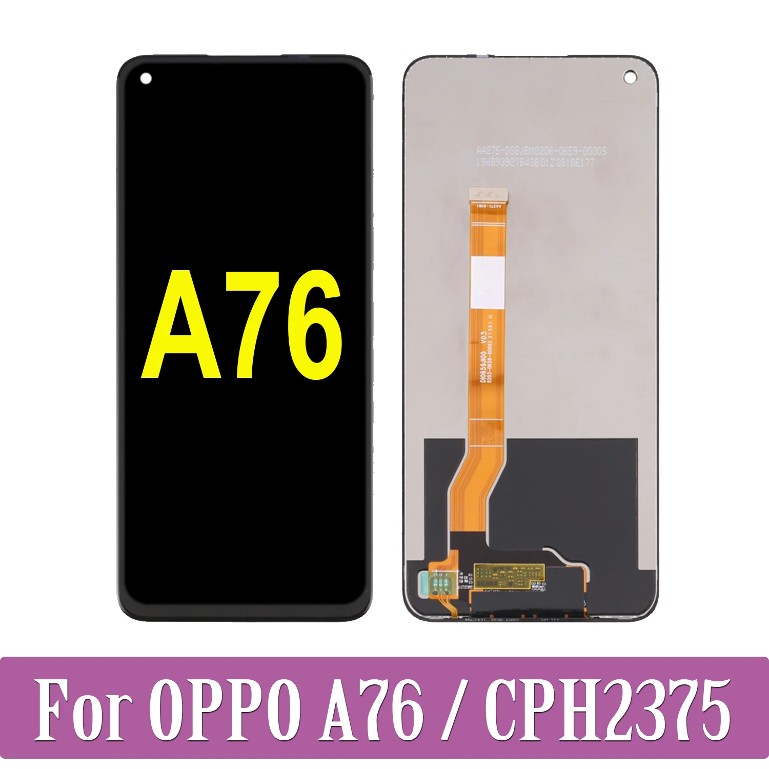 

Original 6.56'' For OPPO A76 CPH2375 LCD Display Touch Screen Replacement Digitizer Assembly