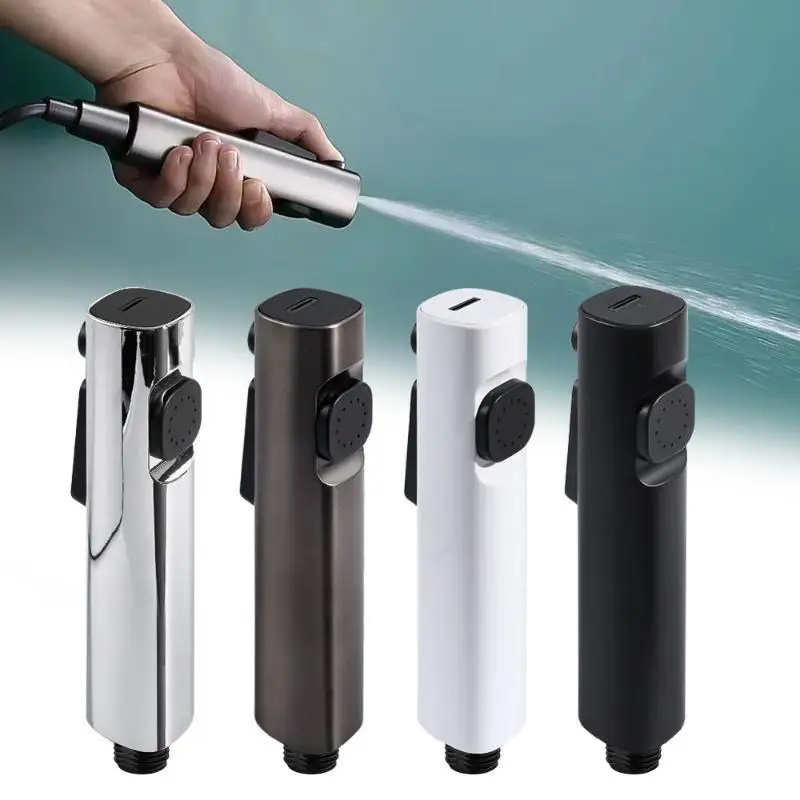 Pressurization Toilet Bidet Sprayer Shower Head Universal 4'' Point WC Clean Handheld Bathroom Accessories Water Hose Spray 1