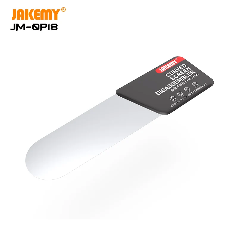 JAKEMY 0.1mm Ultra Thin Pry Opening Card For Mobile Phone Curved Screen Disassemble Repair Tools mobile phone repair tools