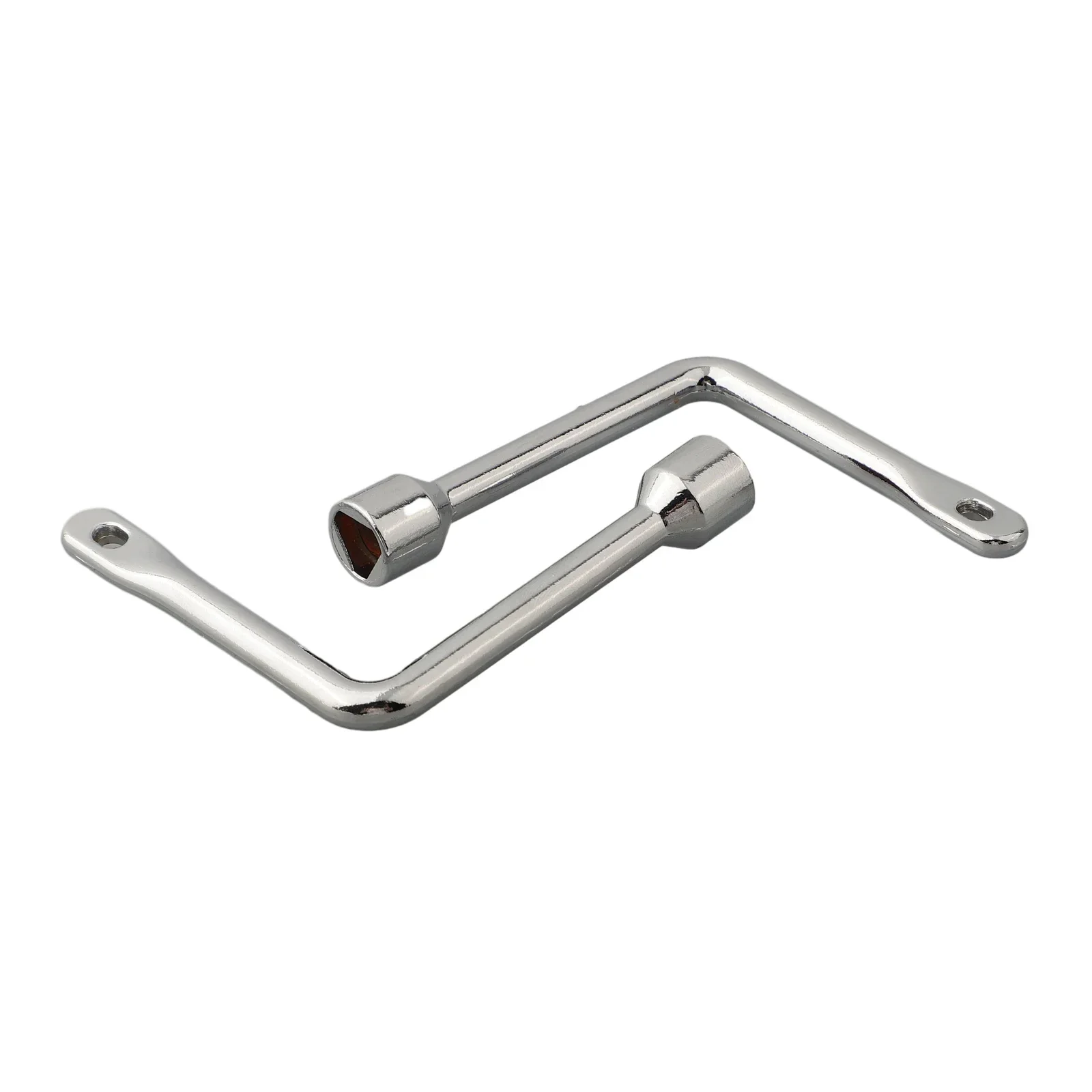 Triangle Key Wrench Zinc Alloy Silver Elevator Door Keys Triangular Key Socket Electric Control Cabinet Manual Wrenches 2pcs