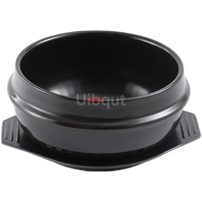 Kichvoe Pentola In Argilla Coreana Con Coperchio - 17x17 Cm, Per Zuppe, Bibimbap E Stufati