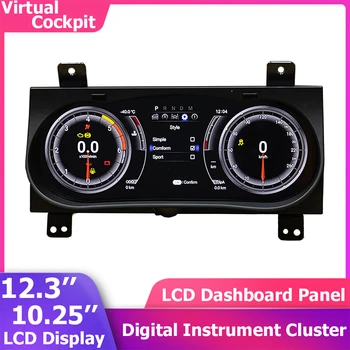 Panel de Instrumentos Digital de 12.3'' con Velocímetro para Toyota Hilux Fortuner 2016-2024, Panel de Control, Cabina Virtual, Odómetro 1