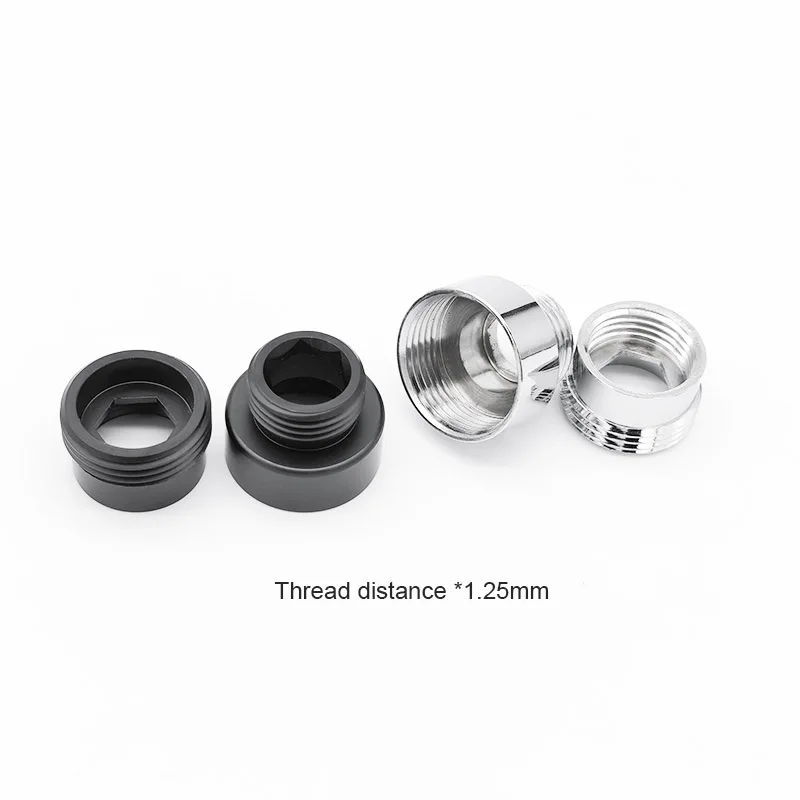 WASOURLF Bathroom Kitchen Pipe Hose Adapter G 1/2 3/4 Inch Male Thread Transfer Connector Shower Faucet Accessories Black Chrome pipe fitting hose pipe fitting water faucet adapter