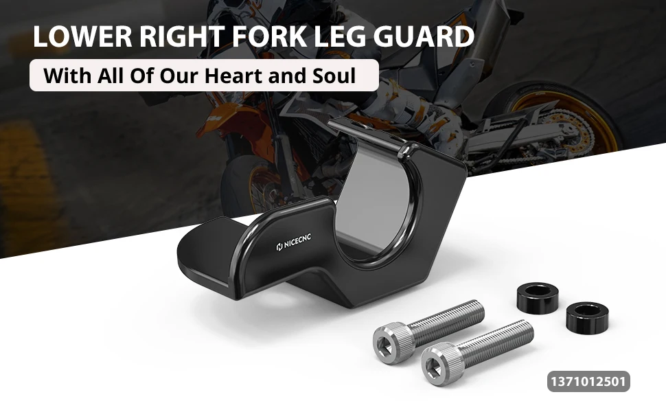 Für KTM 690 Enduro R 2014–2018, unterer Gabelbein-Schuhschutz, untere rechte Gabelbeinschutz, 690 Enduro R 2014 2015 2016 2017 – Detail 5