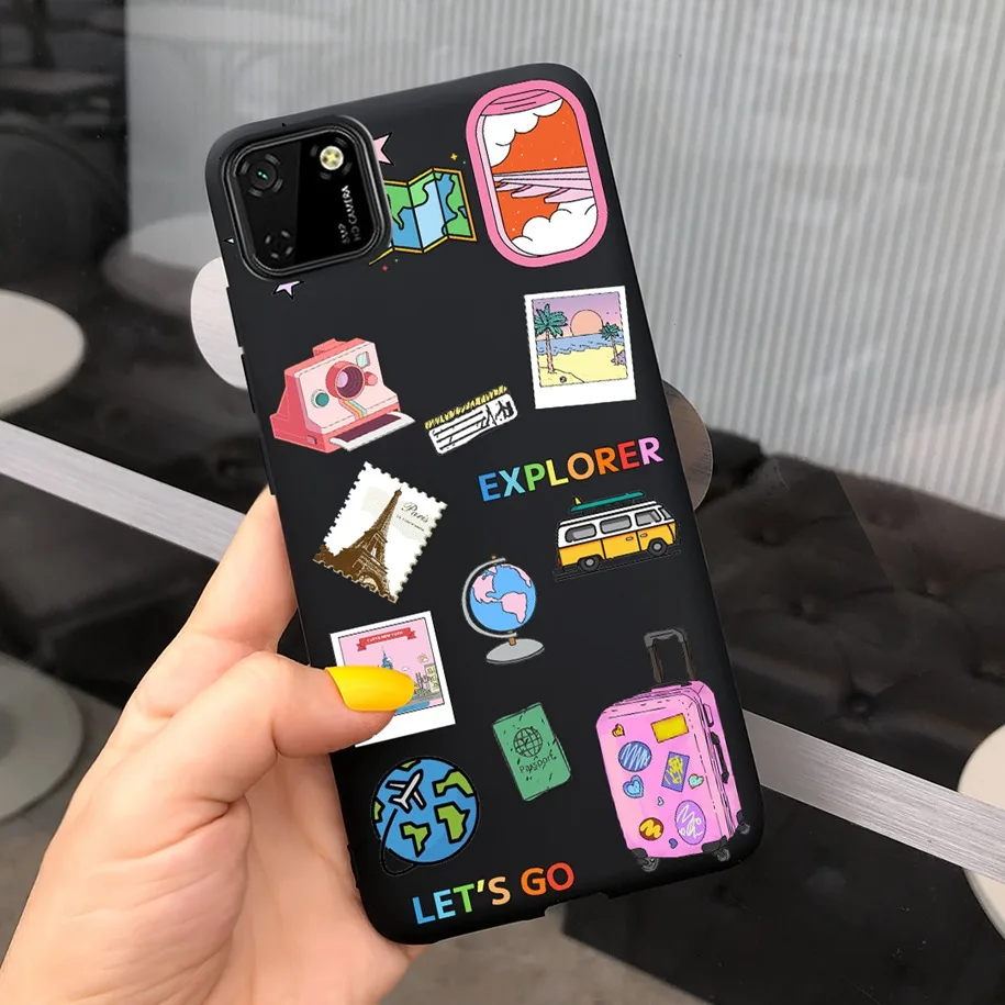 Moon Leopard Cartoon Soft Phone Case - Stylish Bumper Cover