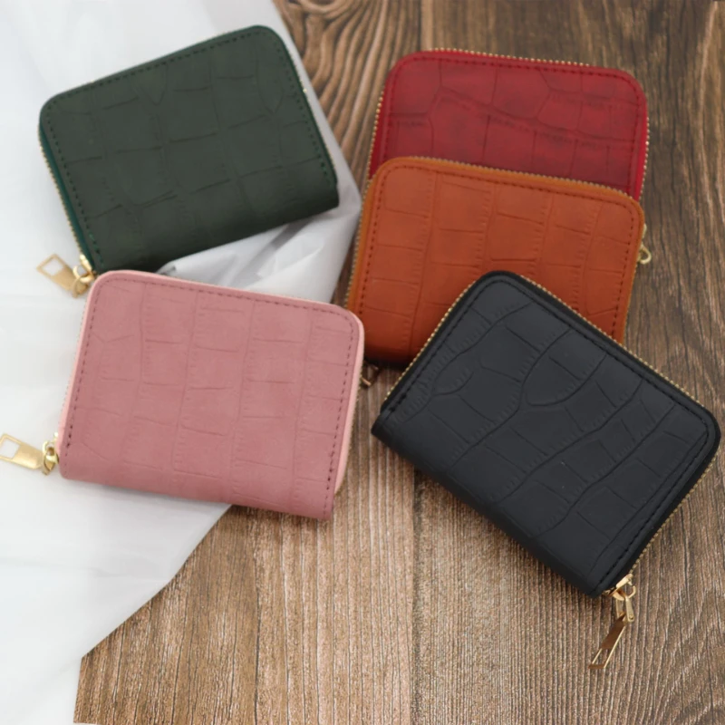 Fashion Print Leather Card Bag Women's Wallet Multiple Card Slots Credit  Card Holder Tassel Short Wallets for Women Coin Purse - AliExpress