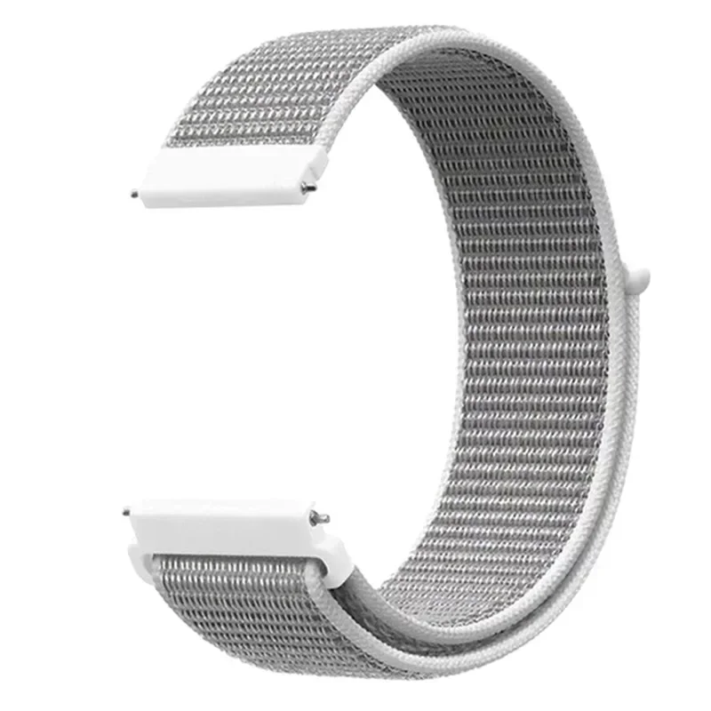 Breathable 20mm Nylon Loop Smart Watch Wristband