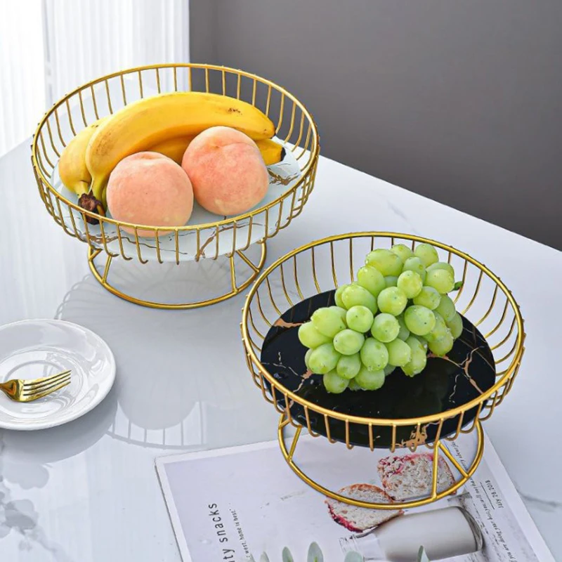 AIFUSI Foldable Fruit Bowl - Stainless Steel Fruit Basket, Large Capacity, Kitchen Counter Organizer, Decorative Centerpiece