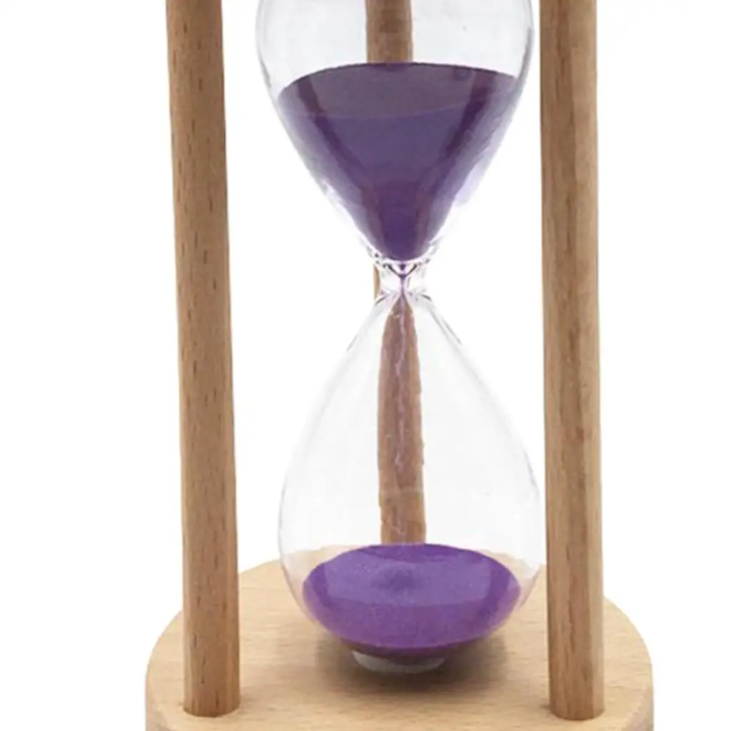 Wooden Sand Timer Hourglass 6/8/12/20/25 Mins Sandglass Timer for Classroom,