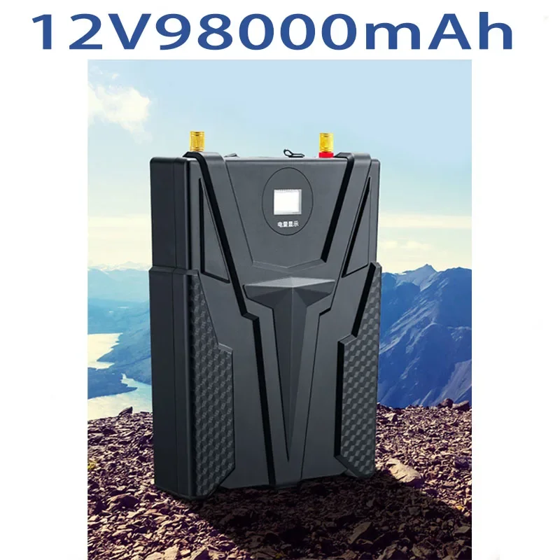 

12V98000mAh Intelligent Automobile Motorcycle Battery Charger for Automobile Engine Outdoor Power Supply LED Lighting USB