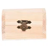 Wooden Vintage Treasure Chest Wood Jewellery Storage Box Case 2