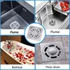 1-3Rolls Cutable Shower Drain Hair Catcher Self-Adhesive Floor Drain Stickers Disposable Mesh Sink Strainer Filter for Bathroom 6