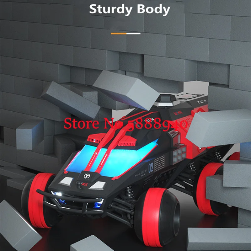 6WD High Speed Space Mars Exploration Remote Control Tank Vehicle 2.4G Off Road Ejection Elevating Turret Launch Bullet RC Truck 2