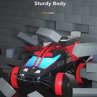 6WD High Speed Space Mars Exploration Remote Control Tank Vehicle 2.4G Off Road Ejection Elevating Turret Launch Bullet RC Truck 2
