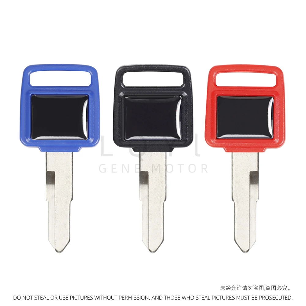 3개의 새로운 블랭크 키, 혼다 디오 56 57 Z4 125 SCR100 WH110 SCR WH 100 CB 400 VTEC용 오토바이 교체용 미가공 키