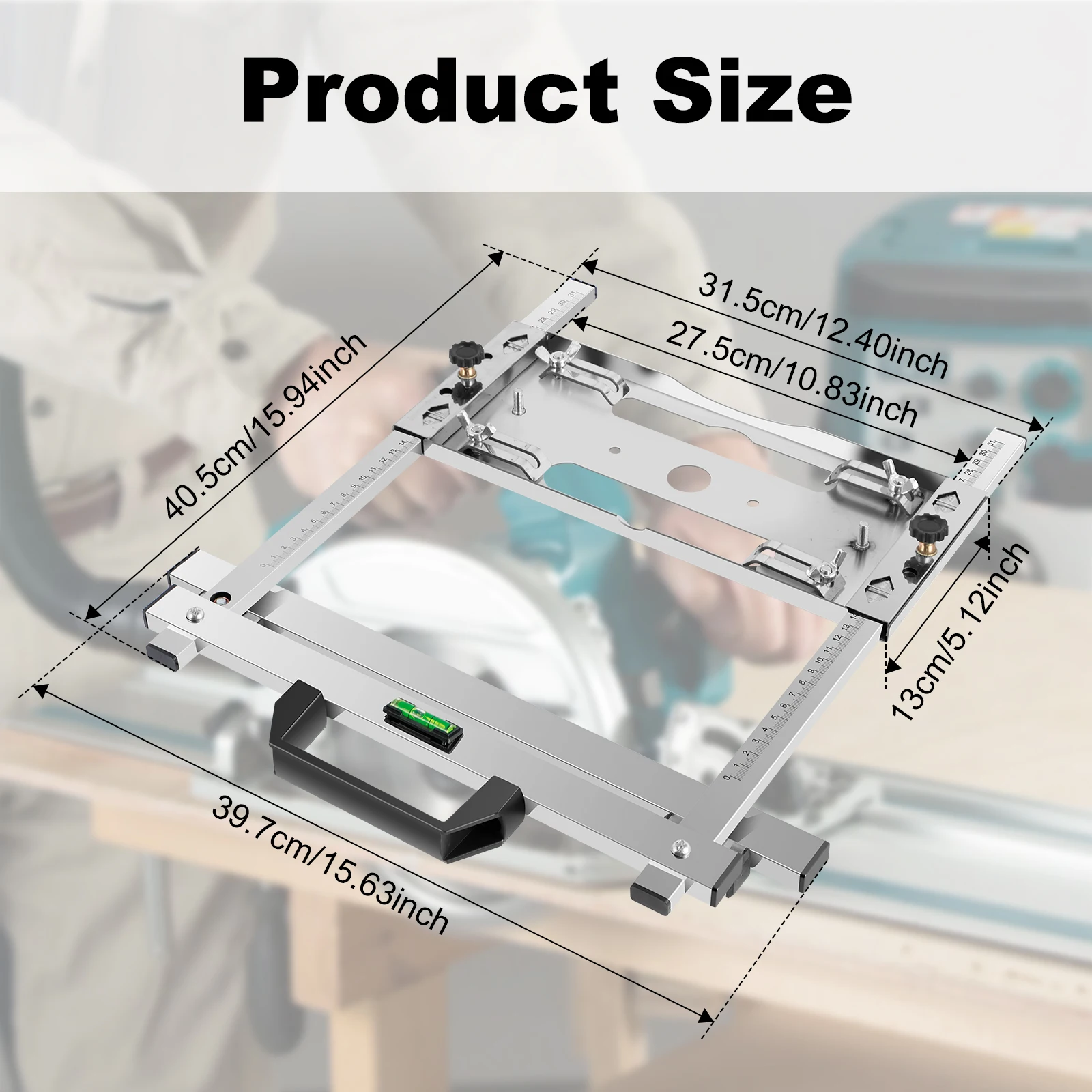 Cutting Machine Edge Guide Positioner Board Bottom Bracket Stainless Steel Multifunctional Woodworking Table Saw