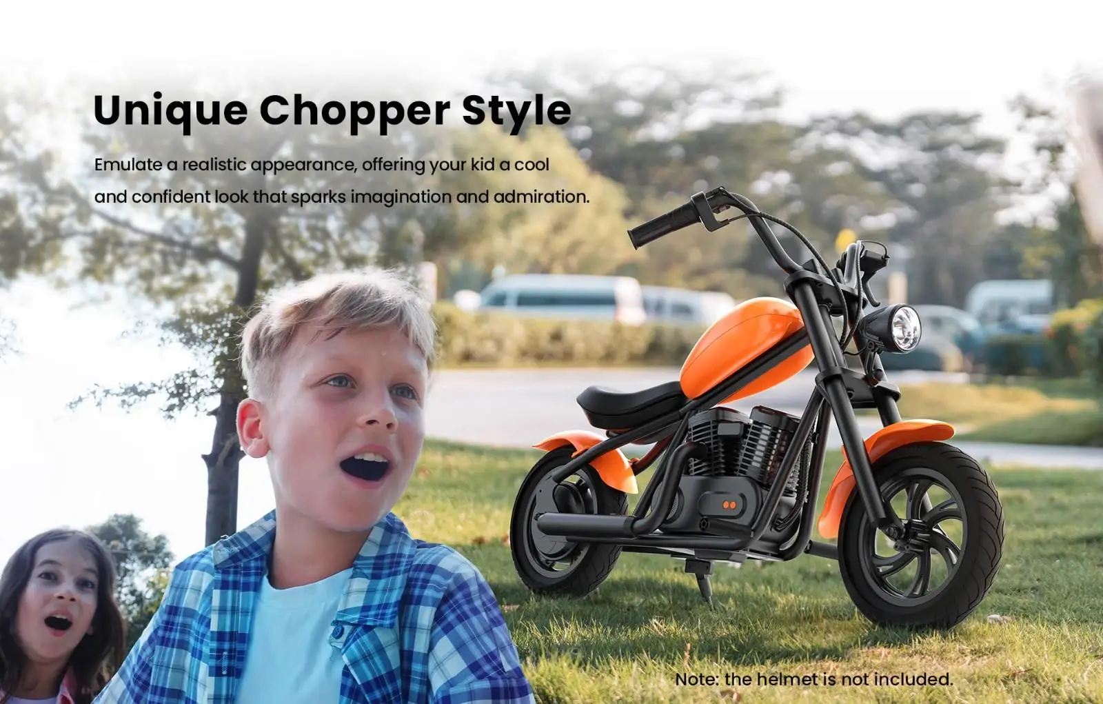 HYPER GOGO Cruiser 12 Electric Chopper Motorcycle for Kids 24V 5.2Ah 160W  with 12 inch Tires 12KM Top Range 16 km/h Max Speed - AliExpress