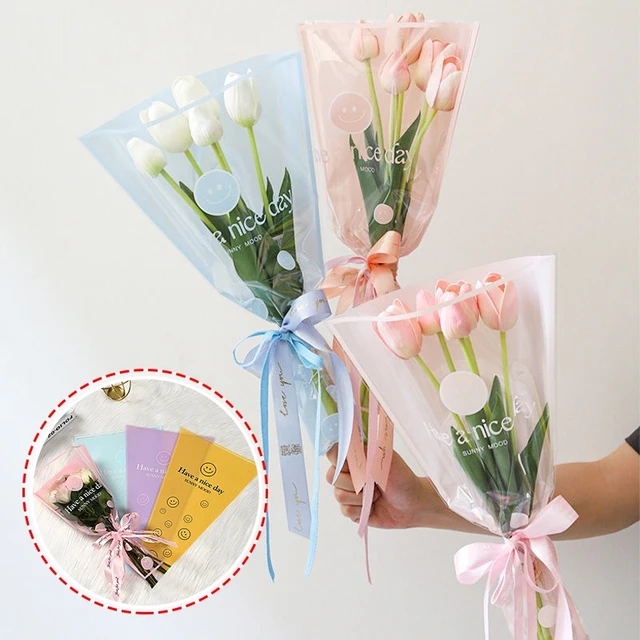 Flower Wrapping Paper Wrapped Paper DIY Gift Packaging Floral Bouquet  Packaging Rose Wrapping - AliExpress