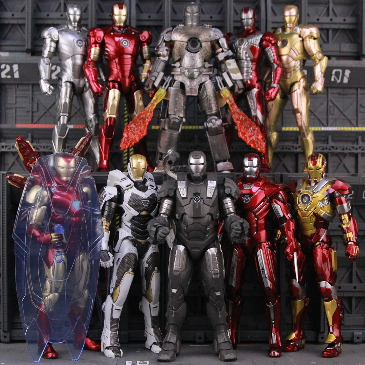 

ZD Toys Marvel Iron Man MK46 MK45 MK1 MK2 MK3 MK4 MK5 MK6 MK7 MK33 MK17 7" Movie Action Figure Iron Mark 1 2 3 4 5 6 7 Legends