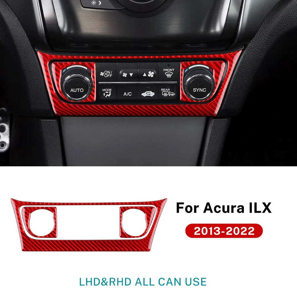 Deluxe Soft Carbon Fiber Car Center Console Screen Sticker