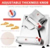 Pizza Dough Roller Sheeter, Max 12", Automatic 370W Electric Pizza Dough Roller, Stainless Steel, Suitable for Noodle 5