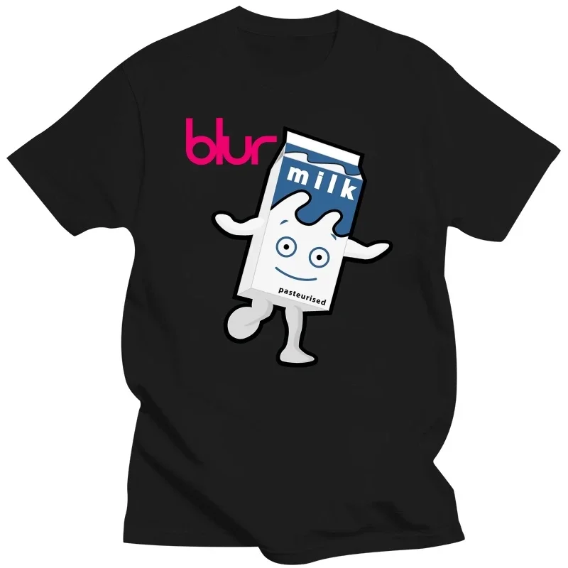 

Limited Blur Britpop Band Coffee And Milk Band Concert TourTShirt heavyweight Informal Hot Sale Round Collar harajuku Crewneck