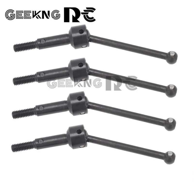 4Pcs Metal Drive Shaft CVD 53792 (39Mm)For Tamiya TT-01 TT-02 TT01 TT02 XV-01 TA01 TA04 1/10 RC Car Upgrade Parts