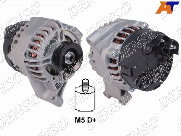 Генератор FIAT DOBLO II 1.4 10-/500 1.2 12V 105A 09- DENSO DAN599 102211-8480 | Автомобили и - Цена: 17 240,00 руб.